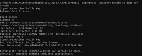 Windows CertUtil – List Certificate Stores ; Root, Trusted Root Certification Authorities, Root CAs trusted by this machine – typically this isn' . . Certutil view ntauth store